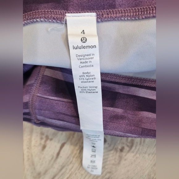 Lululemon Athletica Speed Up Crop 21" Shadowed Smoked Mullberry Leggings - Picture 2 of 15